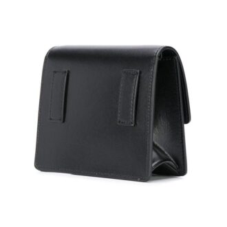 Arrow Deri Messenger Çanta Unisex Siyah