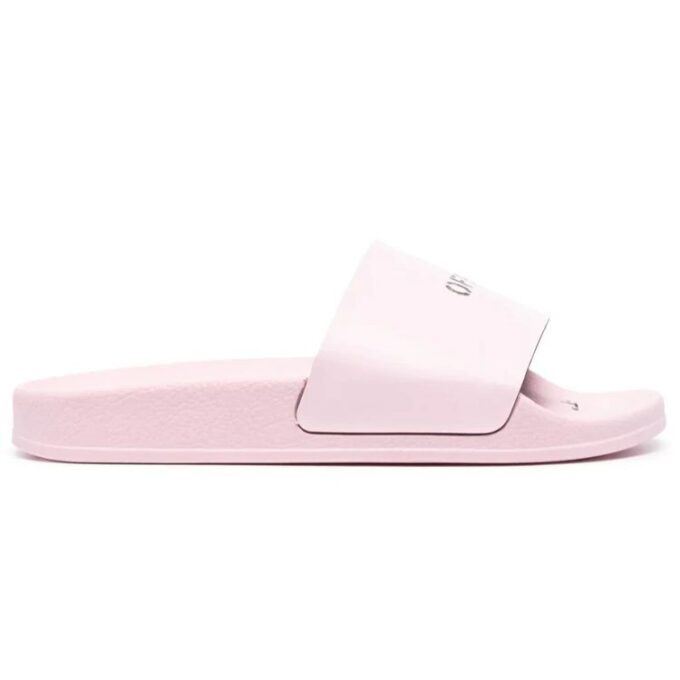 Off-White Logo Terlikler Pembe