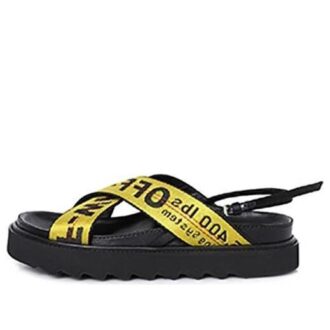 Off-White Sarı Terlik