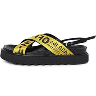 Off-White Sarı Terlik