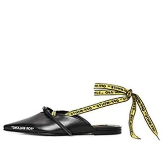 Off-White Siyah Terlik