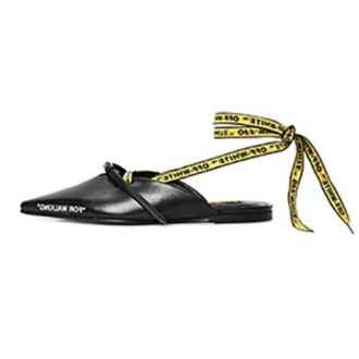 Off-White Siyah Terlik